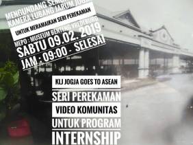 Seri Perekaman Video Komunitas untuk program internship mahasiswa Asean